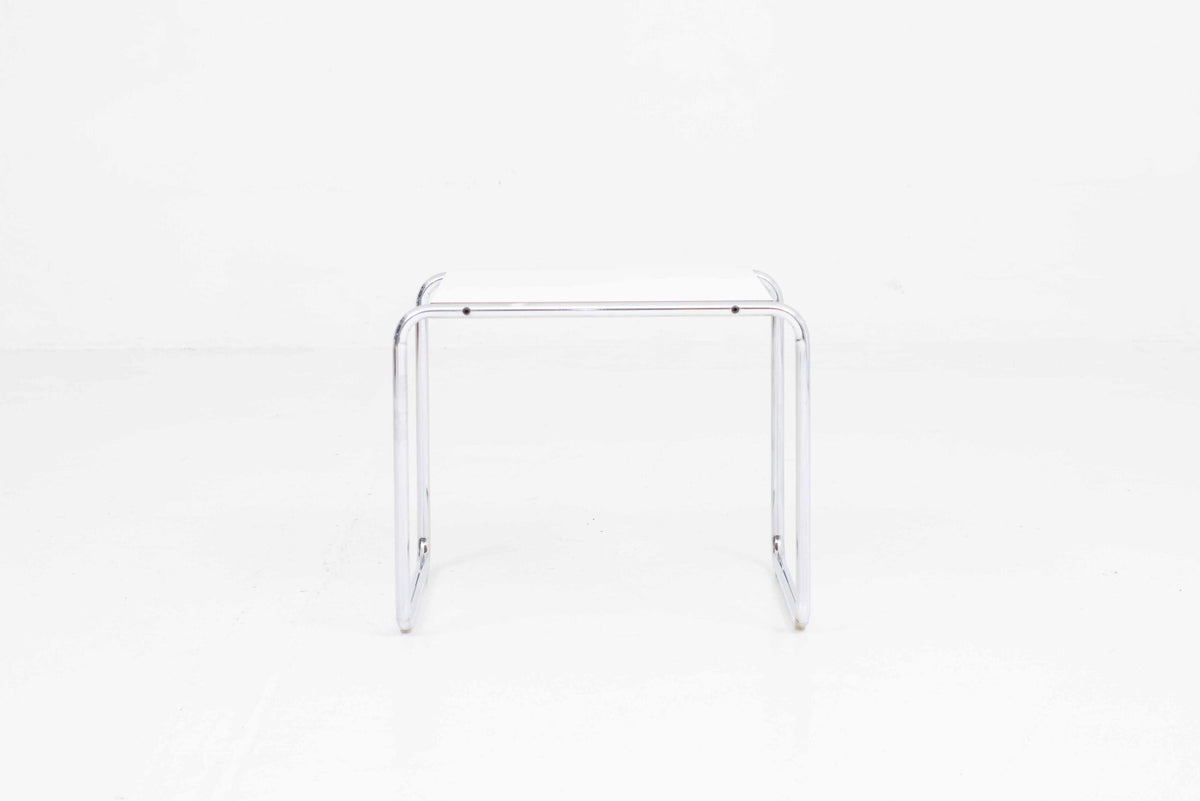 Vintage Couchtisch Laccio 1 von Marcel Breuer für Knoll in Weiß