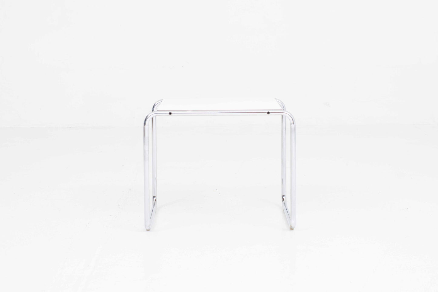 Vintage Couchtisch Laccio 1 von Marcel Breuer für Knoll in Weiß