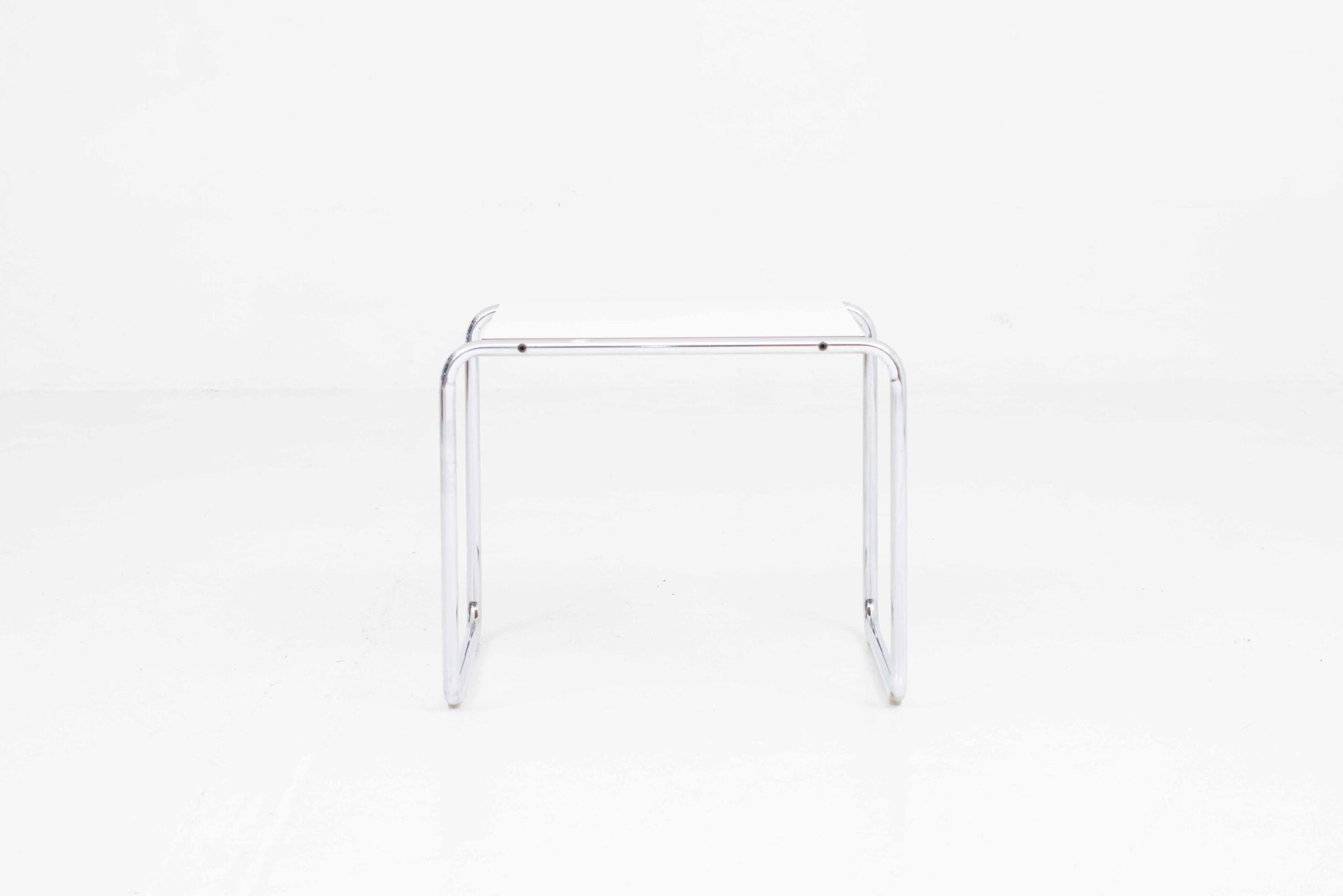 Vintage Couchtisch Laccio 1 von Marcel Breuer für Knoll in Weiß