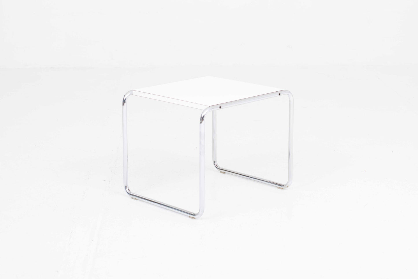 Vintage Couchtisch Laccio 1 von Marcel Breuer für Knoll in Weiß