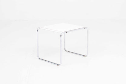 Vintage Couchtisch Laccio 1 von Marcel Breuer für Knoll in Weiß