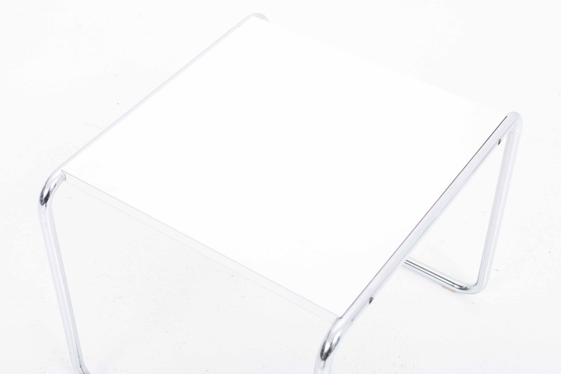 Vintage Couchtisch Laccio 1 von Marcel Breuer für Knoll in Weiß