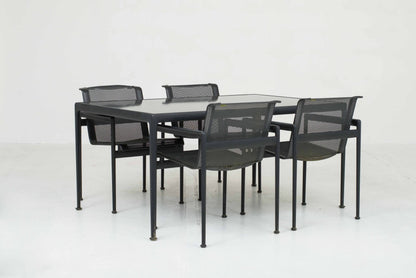 Table à manger vintage de Richard Schultz pour Knoll International en onyx et bronze