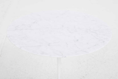 Vintage Beistelltisch Tulip von Eero Saarinen für Knoll, weißer Marmor