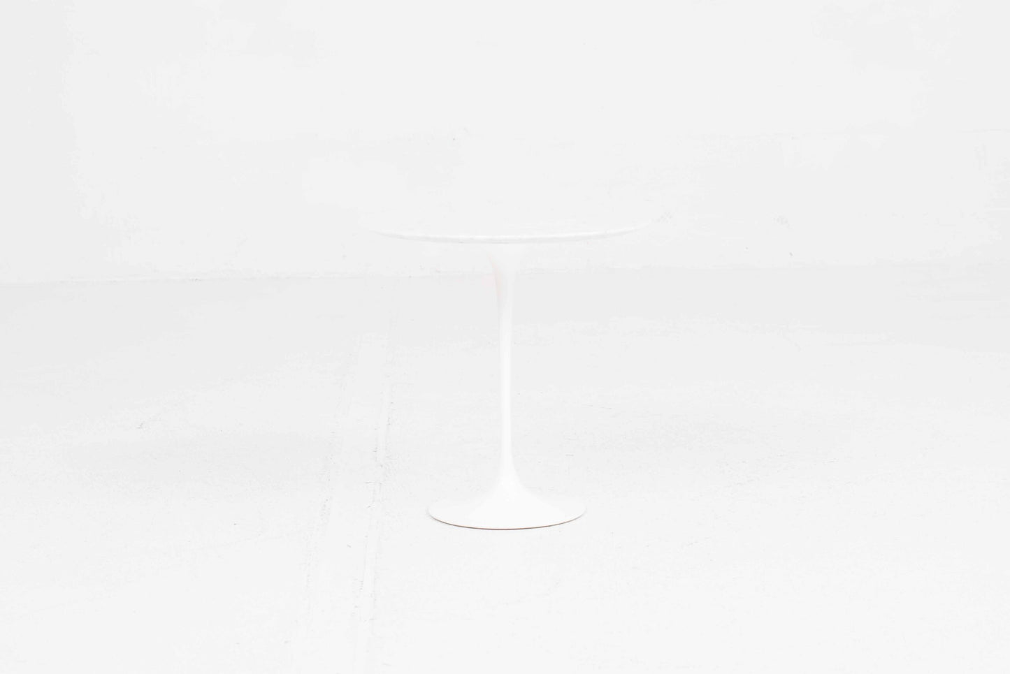 Vintage Beistelltisch Tulip von Eero Saarinen für Knoll, weißer Marmor