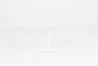 Vintage Beistelltisch Tulip von Eero Saarinen für Knoll, weißer Marmor