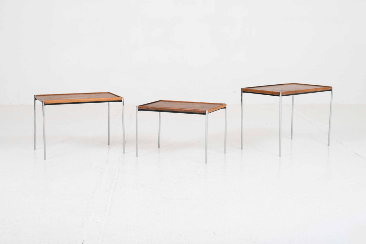 Set von 3 Vintage Satztische 125 von Lämmle und Co.