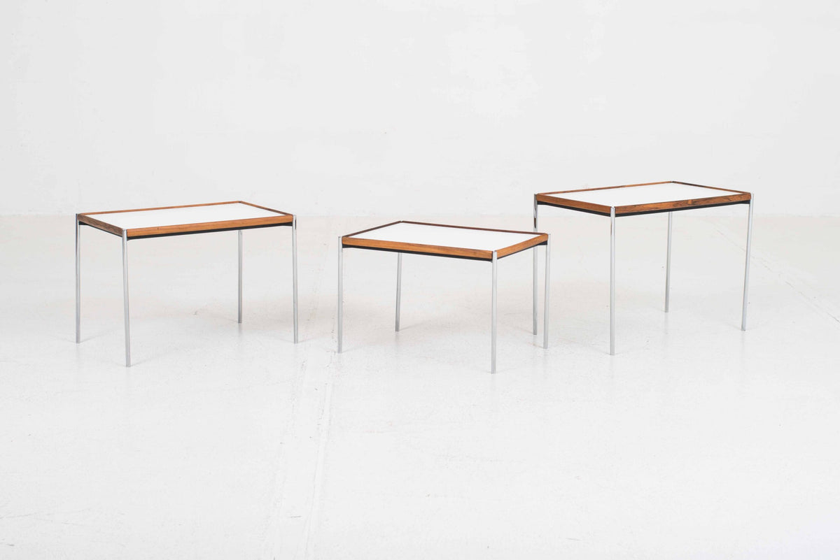 Set von 3 Vintage Satztische 125 von Lämmle und Co.