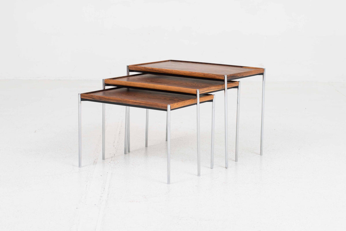 Set von 3 Vintage Satztische 125 von Lämmle und Co.