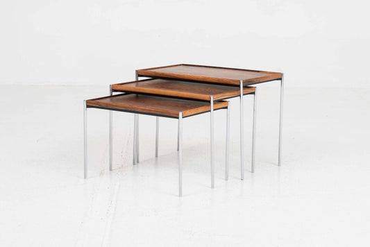 Set von 3 Vintage Satztische 125 von Lämmle und Co.