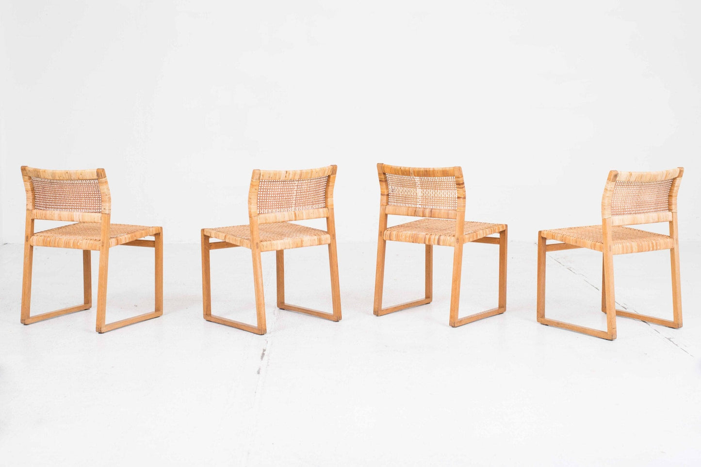 Lauritsen und Søn BM61 Stuhl von Børge Mogensen Set von 4