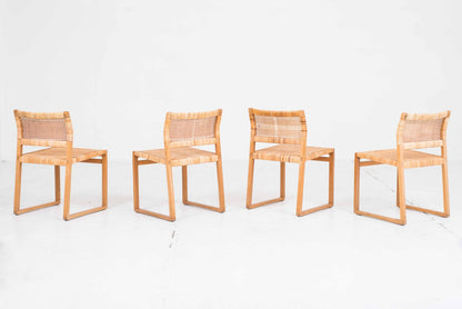 Lauritsen und Søn BM61 Stuhl von Børge Mogensen Set von 4