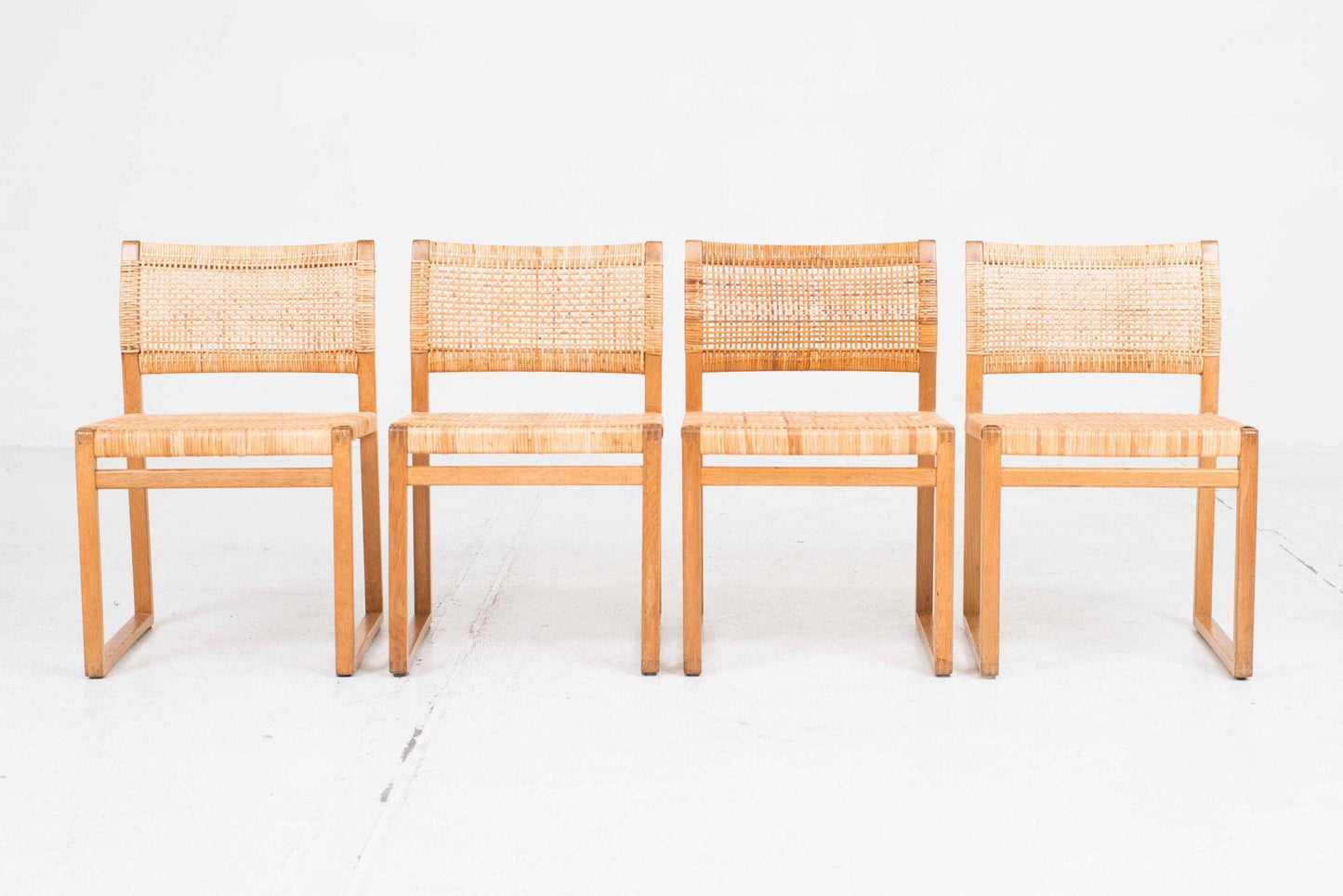 Lauritsen und Søn BM61 Stuhl von Børge Mogensen Set von 4