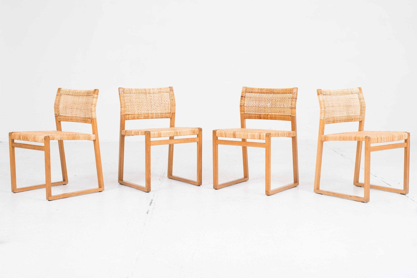 Lauritsen und Søn BM61 Stuhl von Børge Mogensen Set von 4