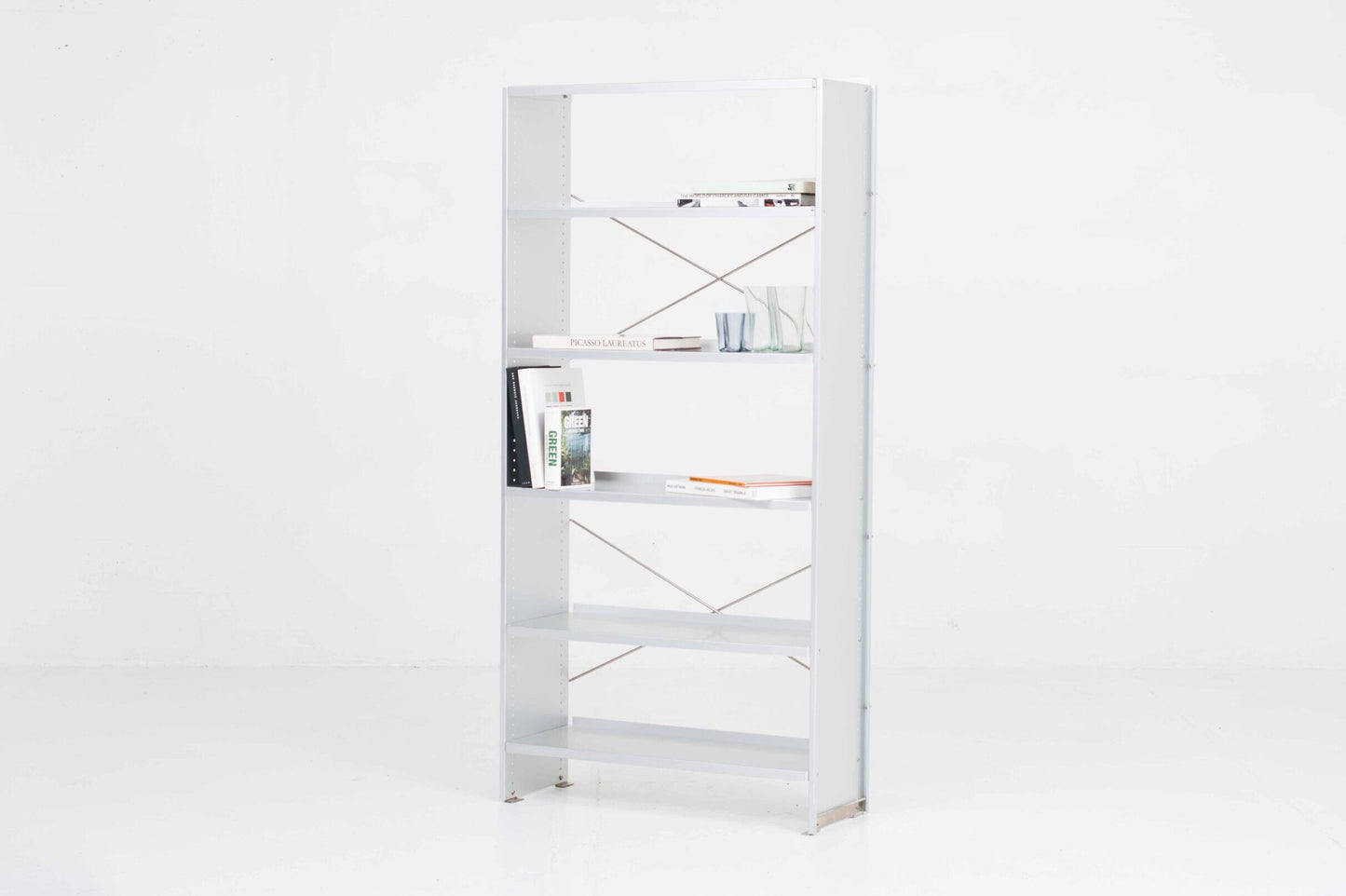 Vintage Regal Aluminium-Regal von Andreas Christen für Lehni