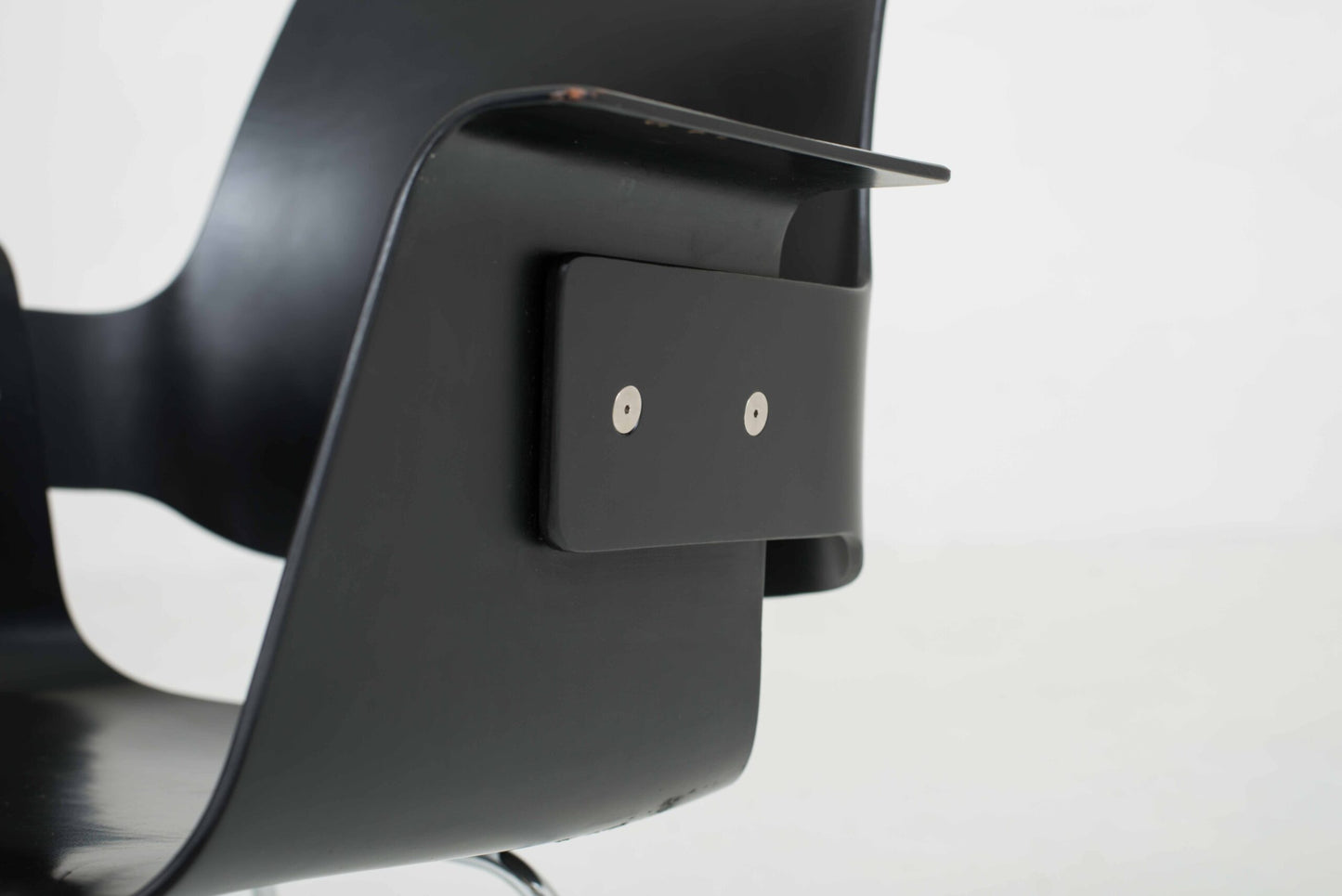 Chaise Vintage Marchand par Christophe Marchand pour Embru en Noir