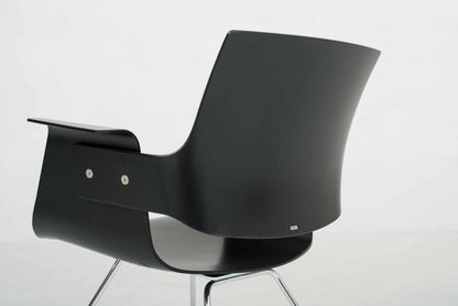 Chaise Vintage Marchand par Christophe Marchand pour Embru en Noir