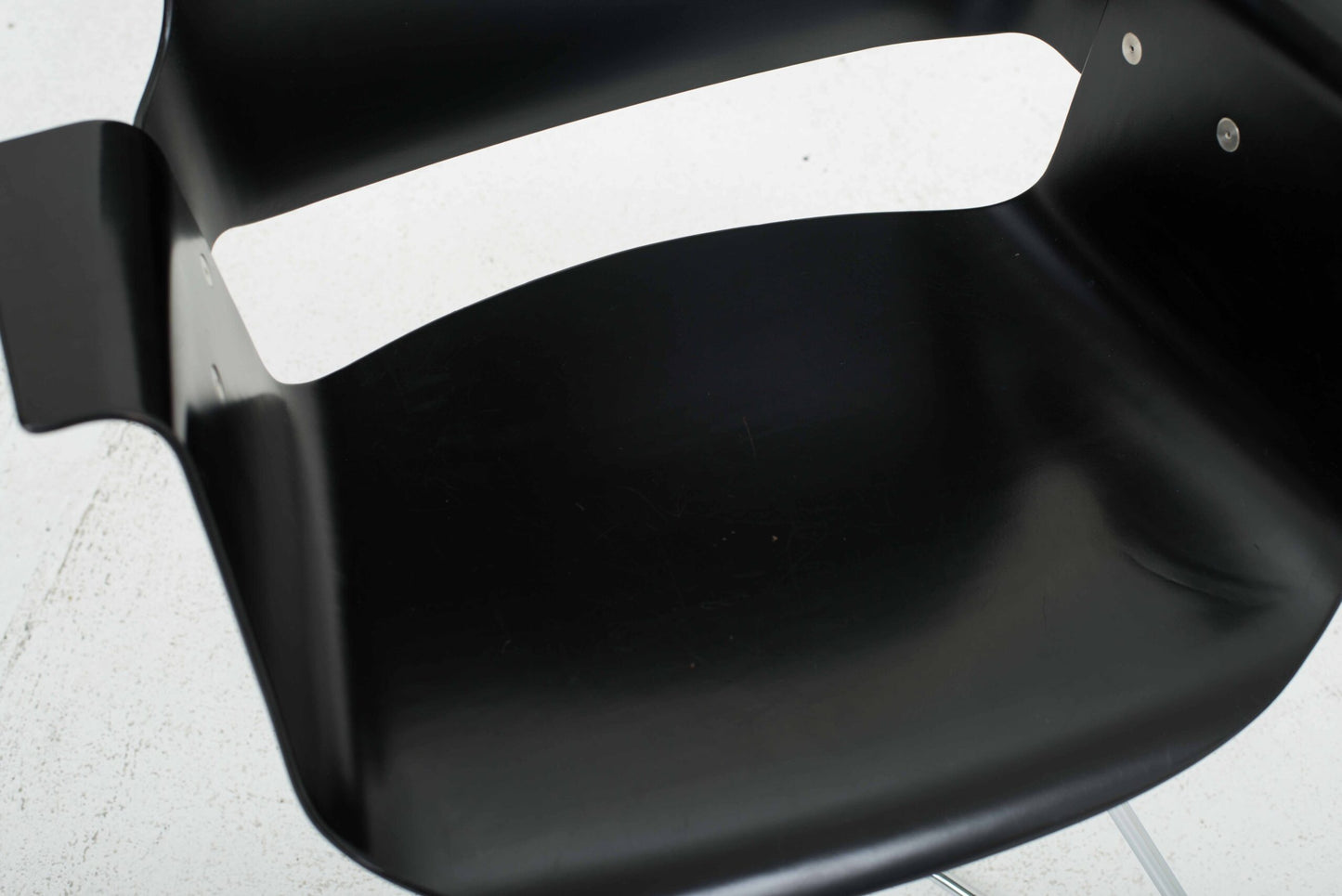 Chaise Vintage Marchand par Christophe Marchand pour Embru en Noir