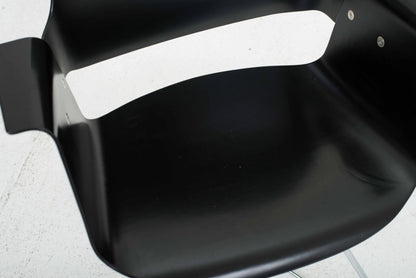 Chaise Vintage Marchand par Christophe Marchand pour Embru en Noir