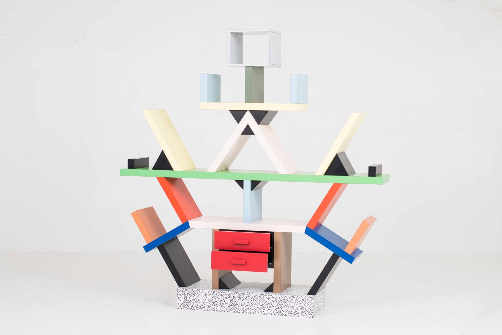 Vintage Regal "Carlton" von Ettore Sottsass für Memphis Milano