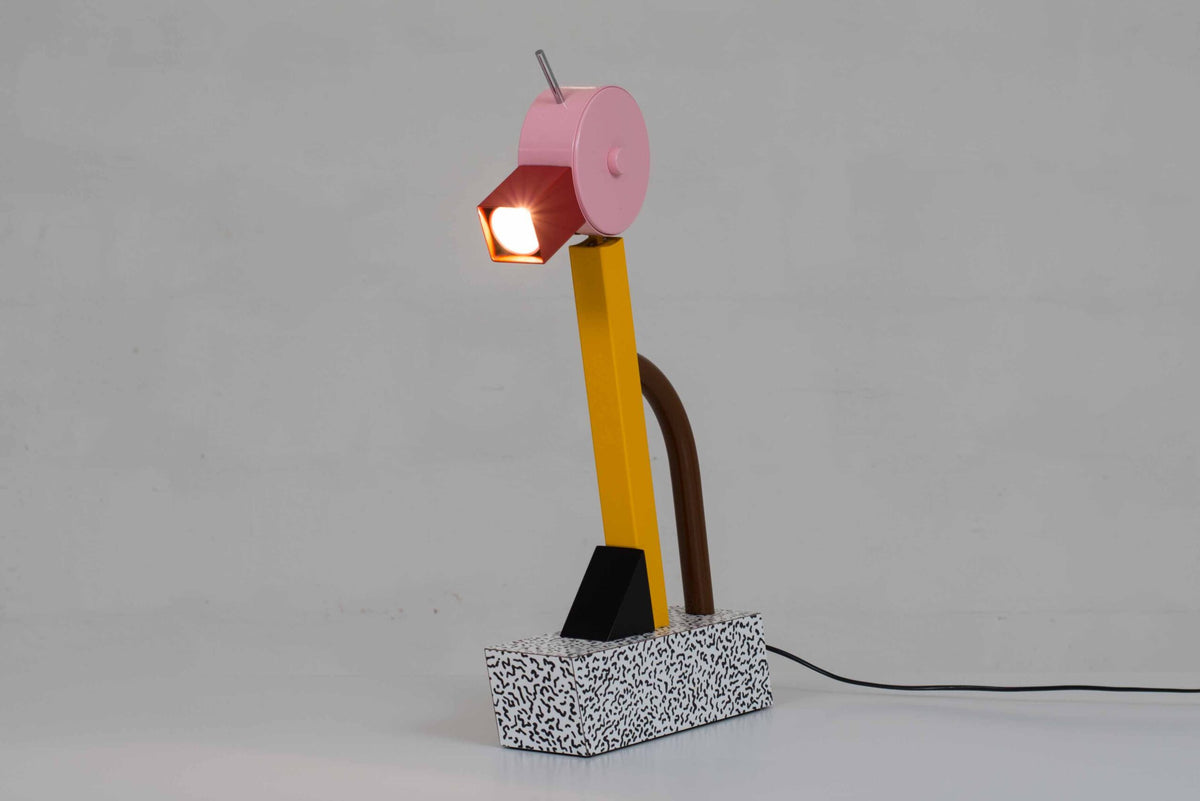 Vintage Tischleuchte "Tahiti" von Ettore Sottsass für Memphis Milano