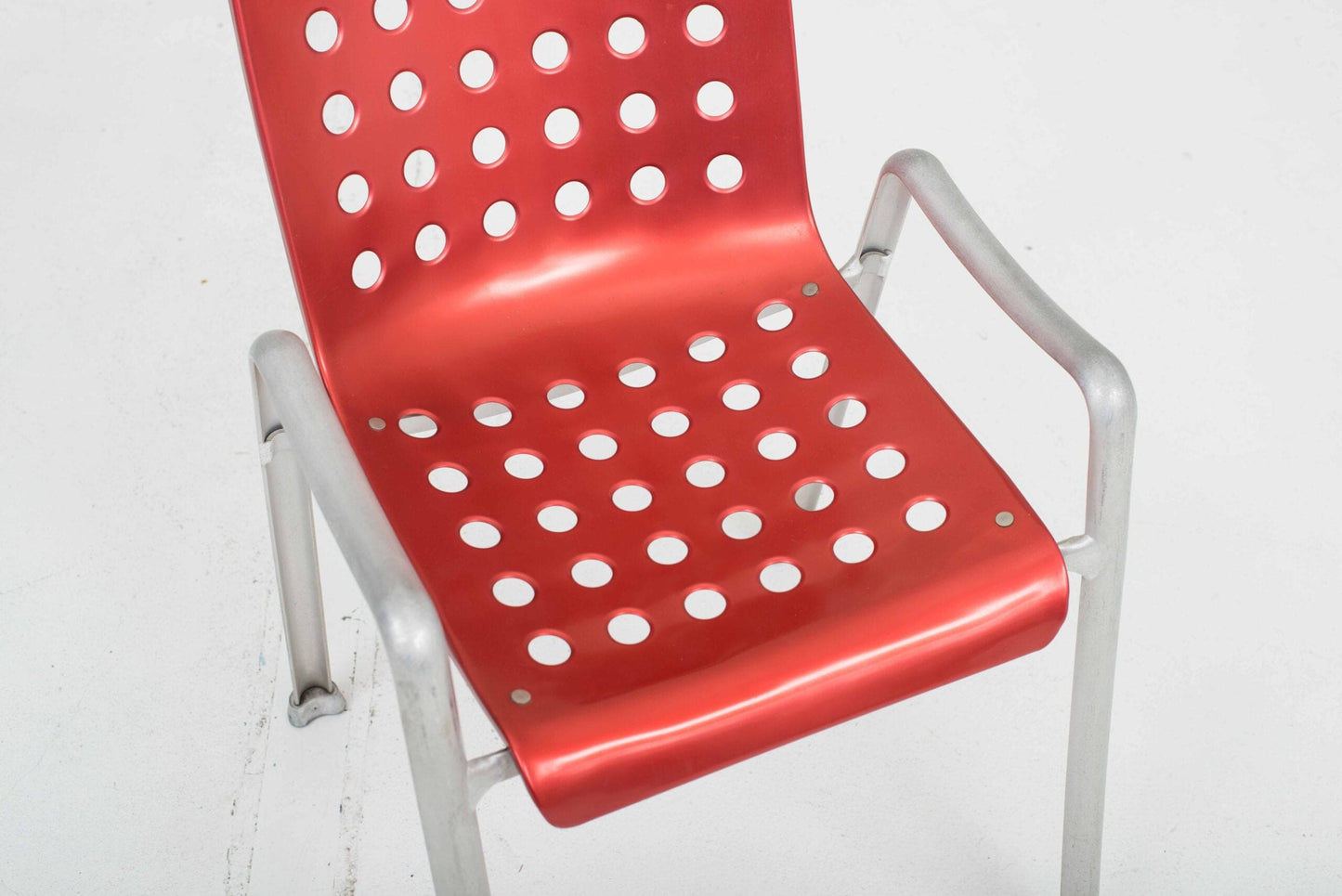 MEWA Landi chair by Hans Coray in red