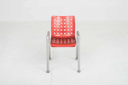MEWA Landi chair by Hans Coray in red