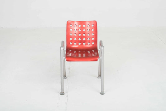 MEWA Landi chair by Hans Coray in red