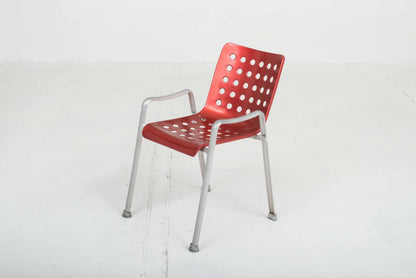 MEWA Landi chair by Hans Coray in red