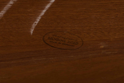 Vintage Couchtisch aus Teak mit Keramik von Arne Hovmand-Olsen für Mogens Kold