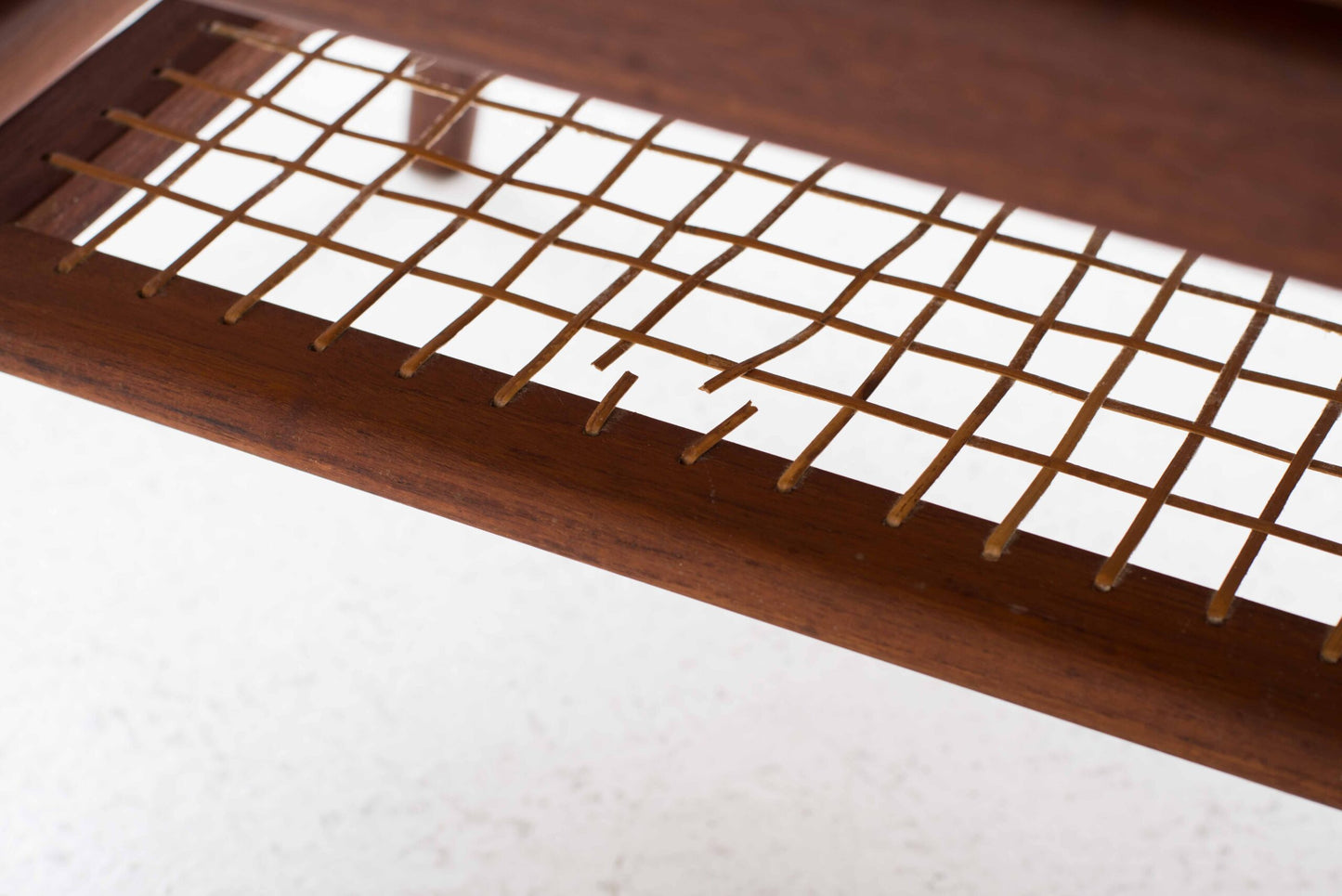 Vintage Couchtisch aus Teak mit Keramik von Arne Hovmand-Olsen für Mogens Kold