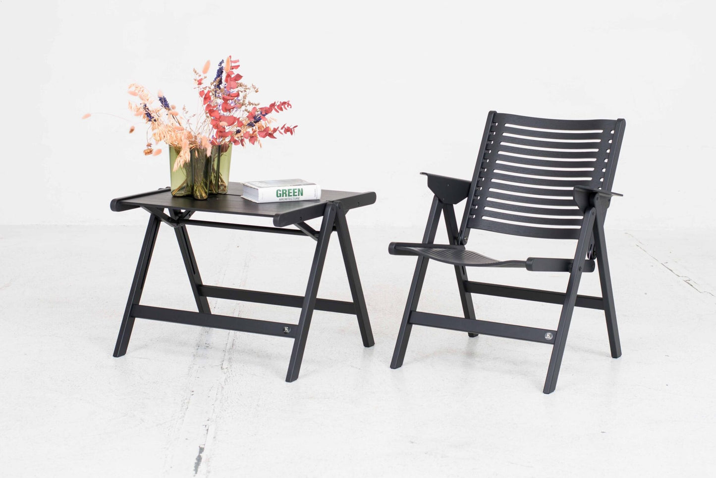 Fauteuil Rex Lounge de Niko Kralj en noir