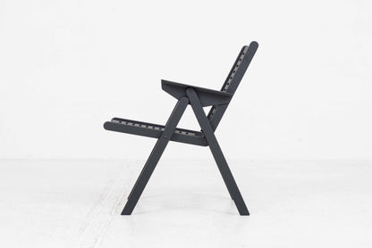 Fauteuil Rex Lounge de Niko Kralj en noir