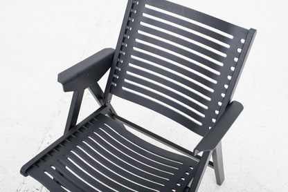 Fauteuil Rex Lounge de Niko Kralj en noir