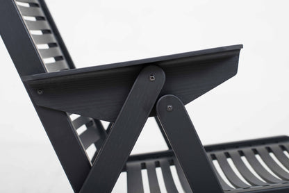 Fauteuil Rex Lounge de Niko Kralj en noir