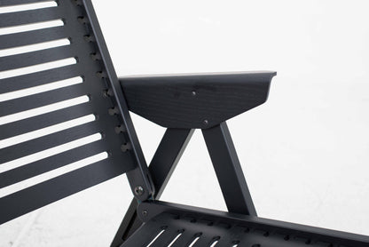 Fauteuil Rex Lounge de Niko Kralj en noir