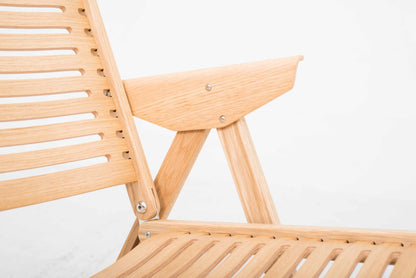 Chaise à bascule Rex de Niko Kralj pour Rex Kralj en chêne