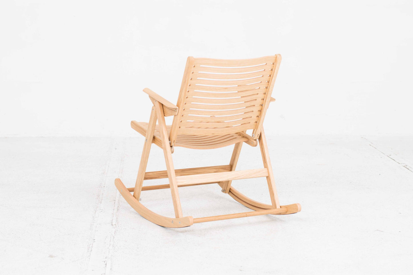 Chaise à bascule Rex de Niko Kralj pour Rex Kralj en chêne