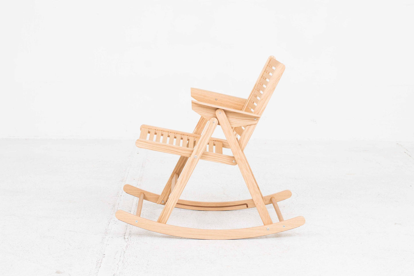 Chaise à bascule Rex de Niko Kralj pour Rex Kralj en chêne