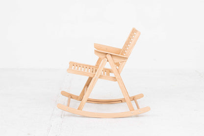 Chaise à bascule Rex de Niko Kralj pour Rex Kralj en chêne