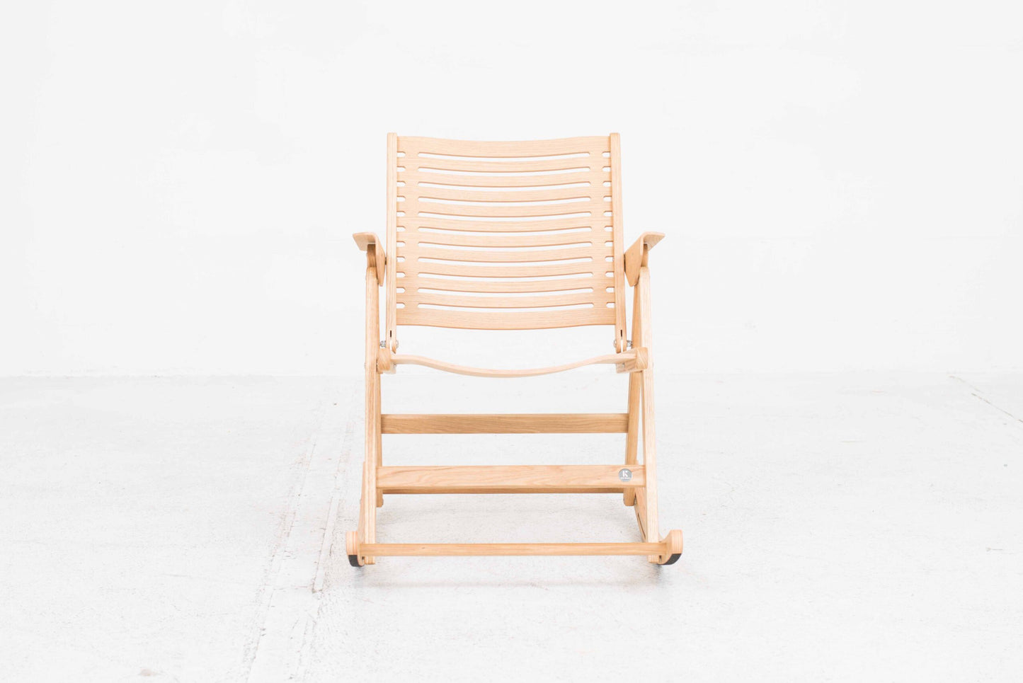 Chaise à bascule Rex de Niko Kralj pour Rex Kralj en chêne