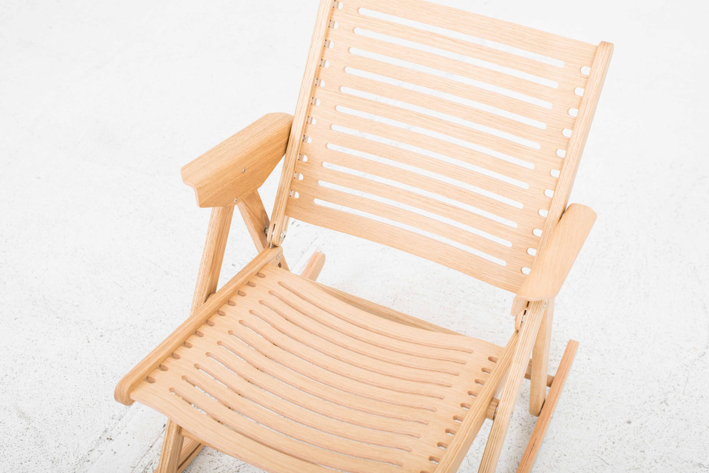 Chaise à bascule Rex de Niko Kralj pour Rex Kralj en chêne