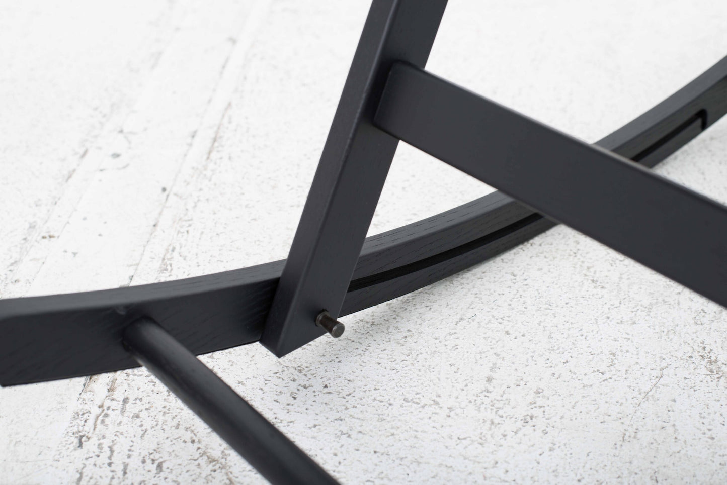 Chaise à bascule Rex de Niko Kralj pour Rex Kralj en chêne noir