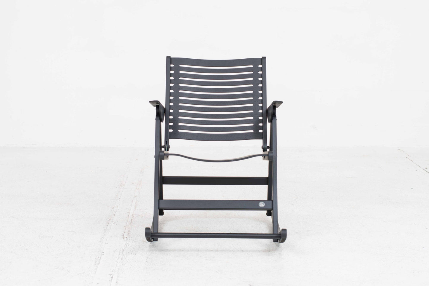 Chaise à bascule Rex de Niko Kralj pour Rex Kralj en chêne noir