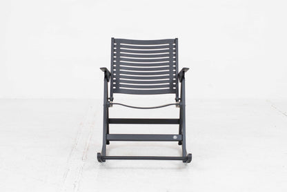 Chaise à bascule Rex de Niko Kralj pour Rex Kralj en chêne noir