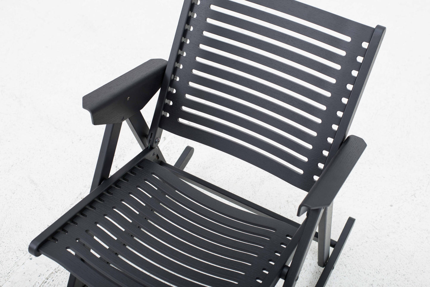 Chaise à bascule Rex de Niko Kralj pour Rex Kralj en chêne noir