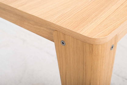 Table Pilotis Ply de Bart Schilder pour Rex Kralj en chêne