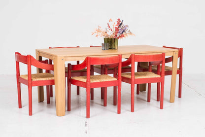 Table Pilotis Ply de Bart Schilder pour Rex Kralj en chêne