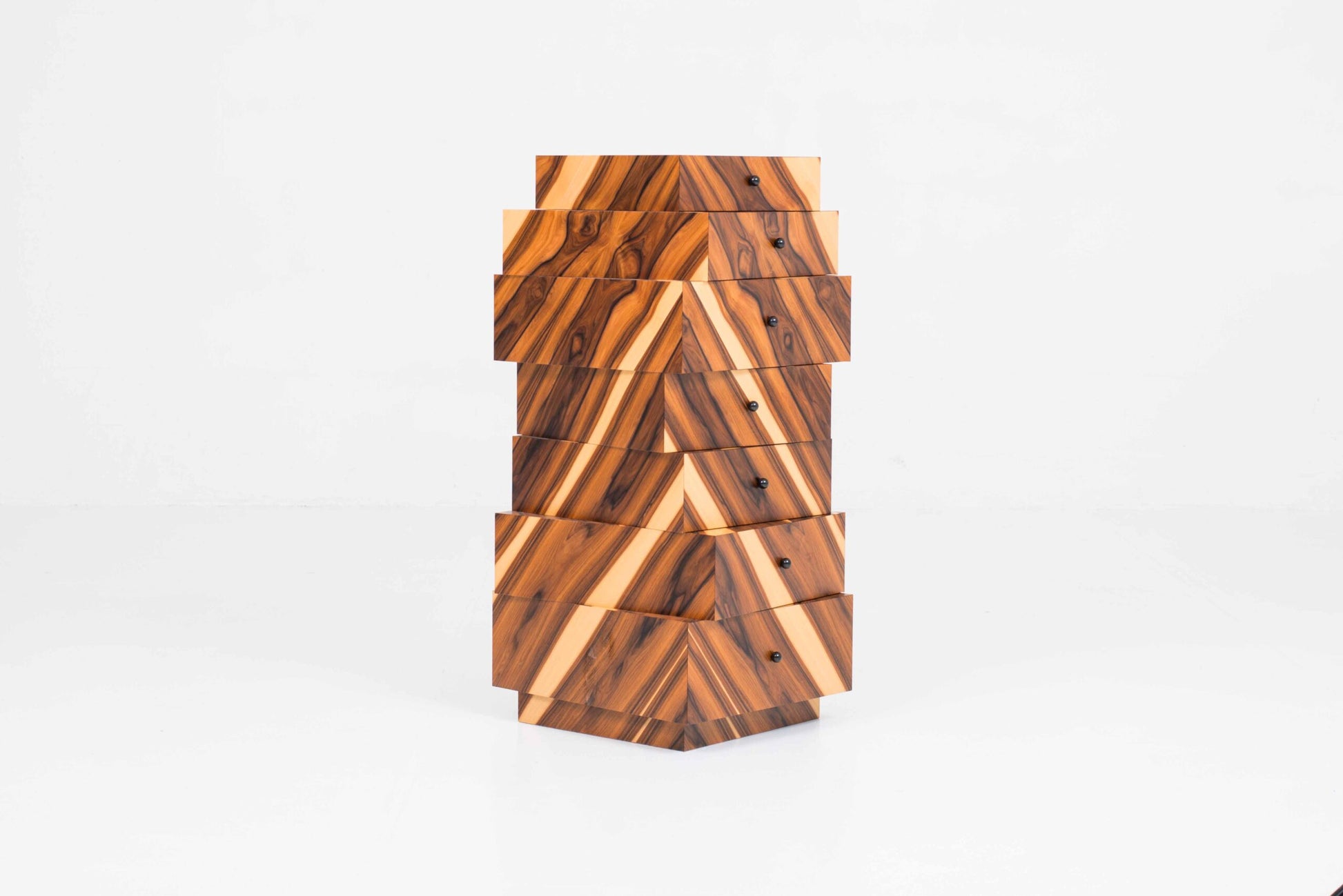 Vintage Kommode Schubladenstapel von Ueli und Susi Berger für Röthlisberger in Palisander