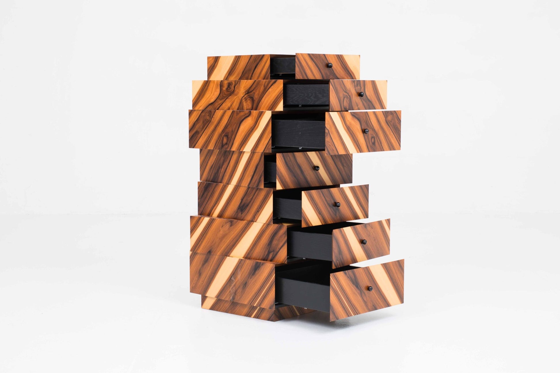 Vintage Kommode Schubladenstapel von Ueli und Susi Berger für Röthlisberger in Palisander